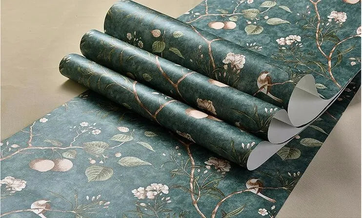 American apple tree flowers wallpapers TV background 3D wallpaper for living room papel de parede art wall papers home decor