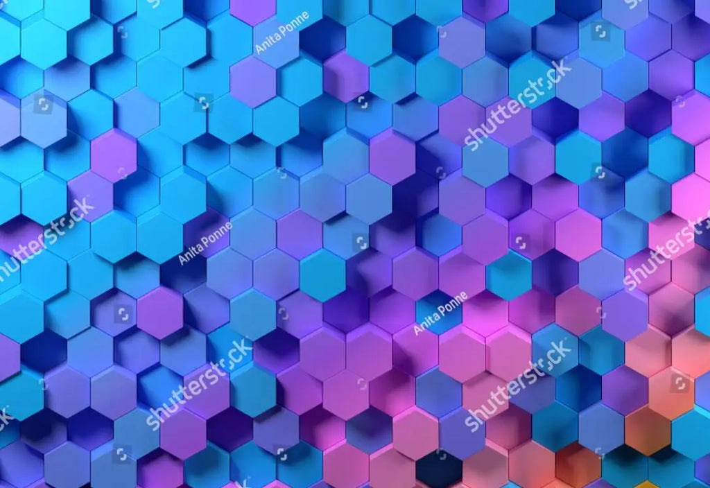 beibehang Customize the latest bedroom and living room decor with three-dimensional abstract geometric background wallpaper