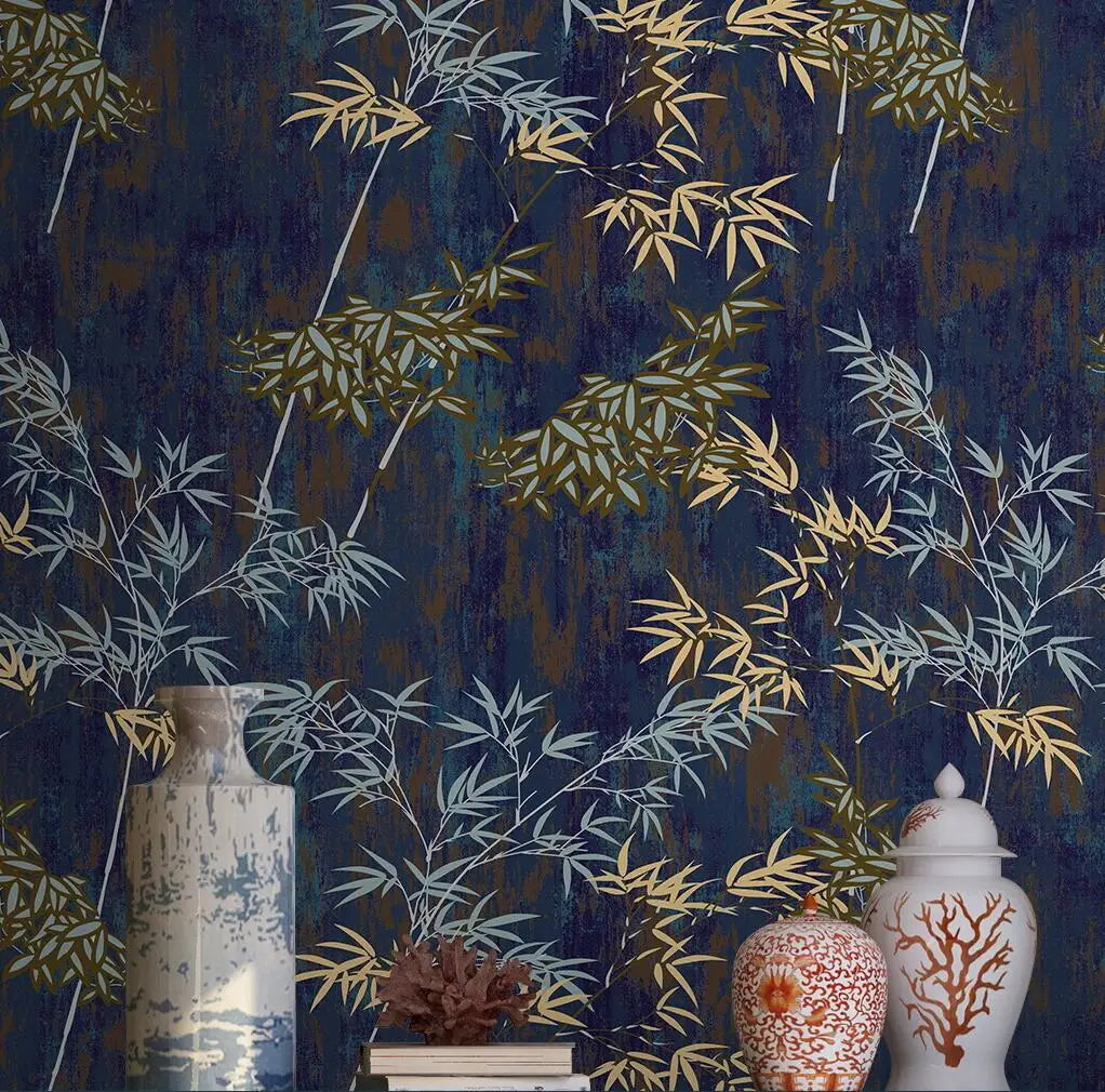 beibehang custom Ink bamboo flowers and birds Murals Modern wallpapers for Living Room Bedroom mural Wall Papers Home Decor