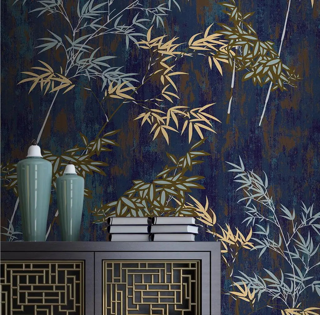 beibehang custom Ink bamboo flowers and birds Murals Modern wallpapers for Living Room Bedroom mural Wall Papers Home Decor