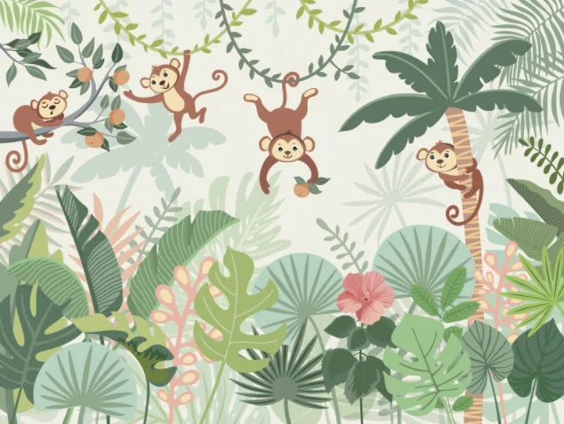 beibehang Customized Modern American TV Monkey Bedroom Children's Eco-friendly Stereo Wallpaper papel de parede papier peint