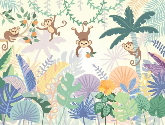 beibehang Customized Modern American TV Monkey Bedroom Children's Eco-friendly Stereo Wallpaper papel de parede papier peint