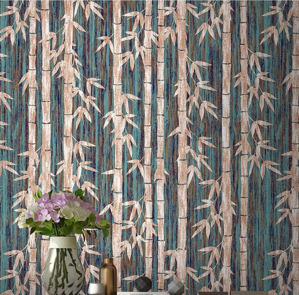 beibehang custom Ink bamboo flowers and birds Murals Modern wallpapers for Living Room Bedroom mural Wall Papers Home Decor