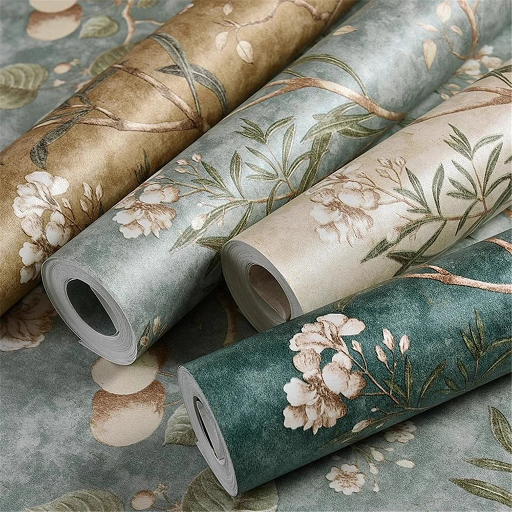 American apple tree flowers wallpapers TV background 3D wallpaper for living room papel de parede art wall papers home decor