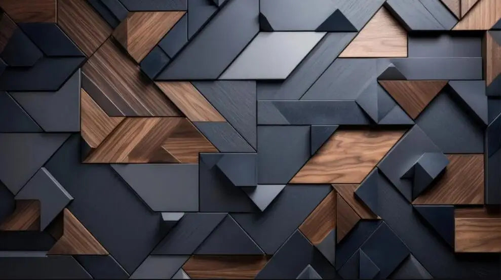beibehang Customize the latest bedroom and living room decor with three-dimensional abstract geometric background wallpaper